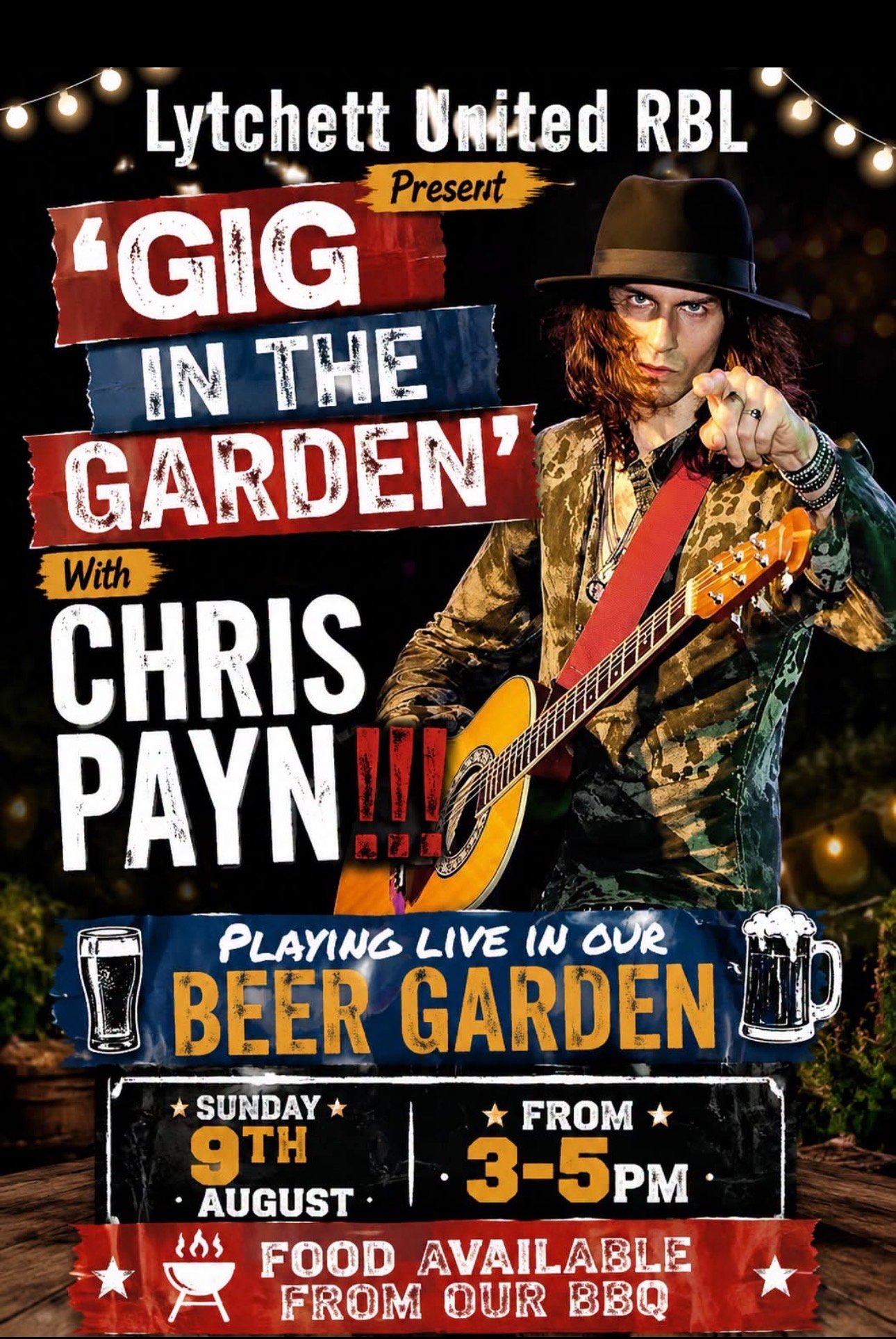 Chris Payn - ‘Gig in the Garden’